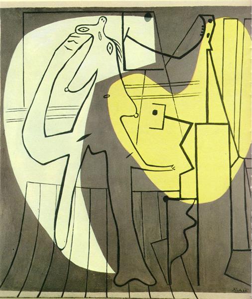 Pablo Picasso Painter And His Model Le Peintre Et Son Modele